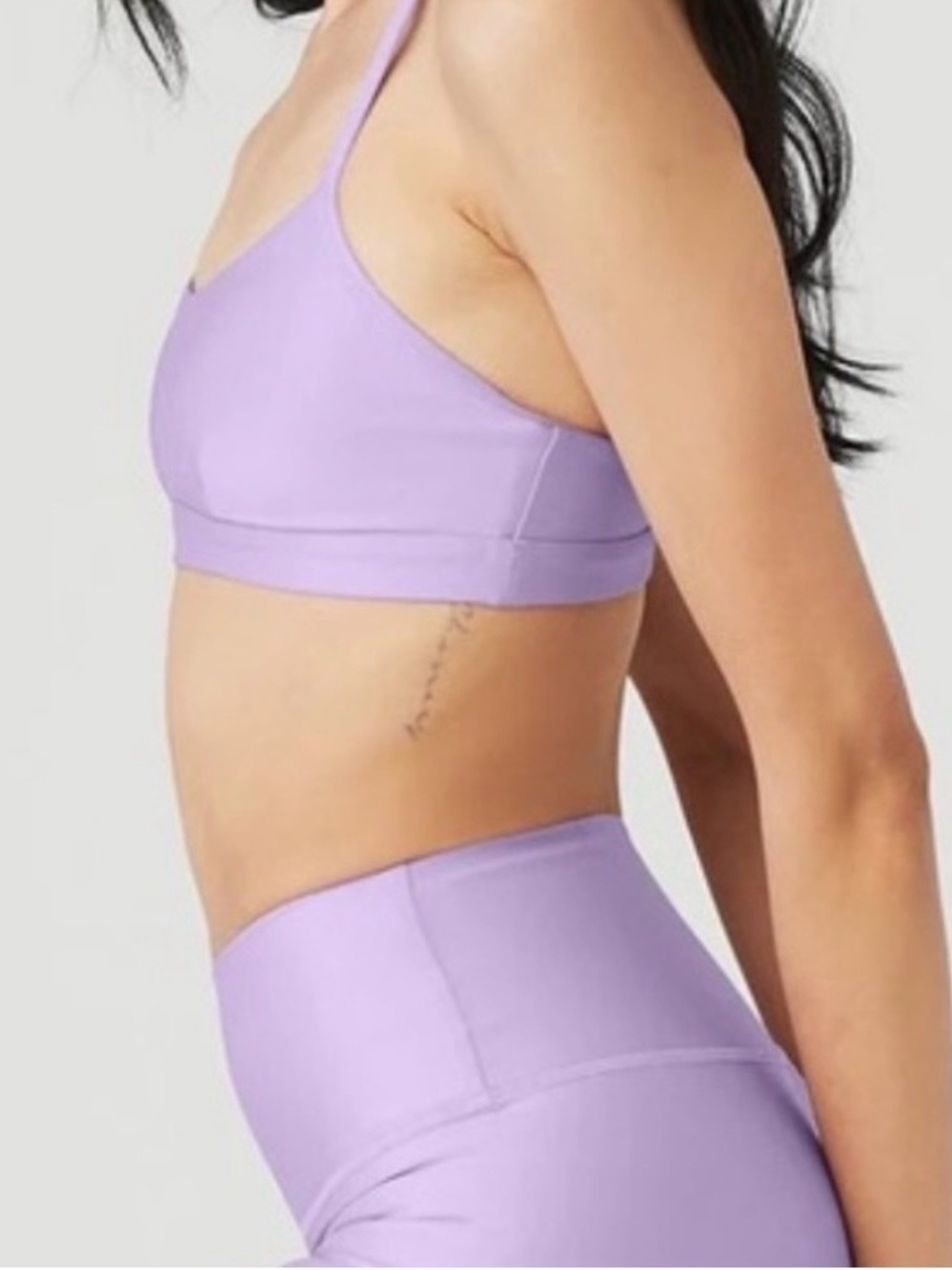 Alo Yoga Airlift Intrigue Bra - Lavender Purple Size S